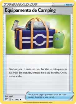 Equipamento de Camping – Carta Pokémon TCG