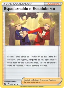 Espadarnaldo e Escudoberto – Carta Pokémon TCG