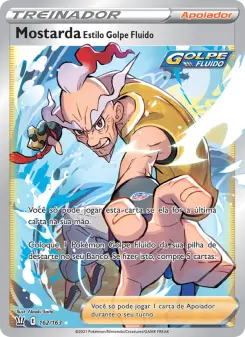 Mostarda Estilo Golpe Fluido – Carta Pokémon TCG