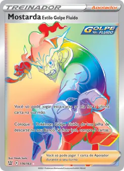 Mostarda Estilo Golpe Fluido – Carta Pokémon TCG
