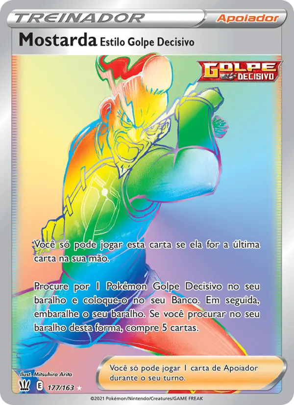 Mostarda Estilo Golpe Decisivo – Pokémon TCG