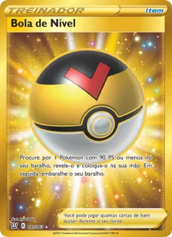Bola de Nível – Carta Pokémon TCG