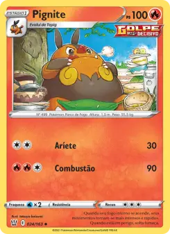 Pignite – Carta Pokémon TCG