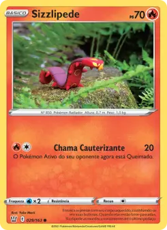 Sizzlipede – Carta Pokémon TCG