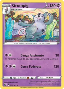 Grumpig – Carta Pokémon TCG