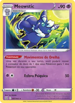 Meowstic – Carta Pokémon TCG