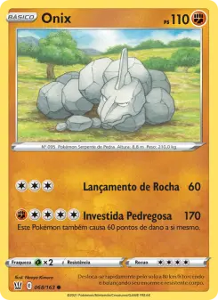 Onix – Carta Pokémon TCG