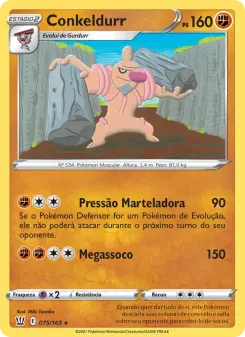 Conkeldurr – Carta Pokémon TCG