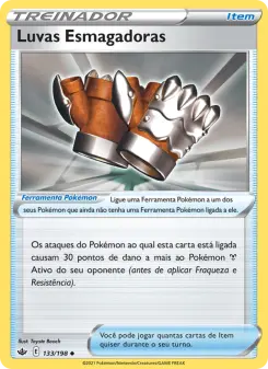 Luvas Esmagadoras – Carta Pokémon TCG
