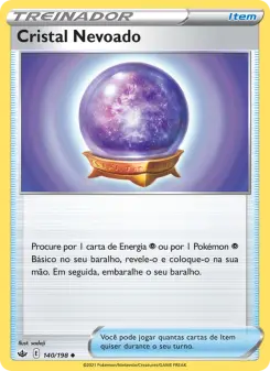 Cristal Nevoado – Carta Pokémon TCG