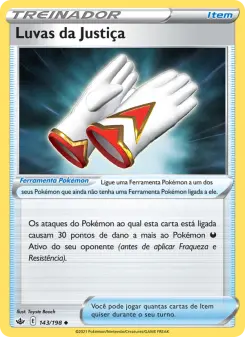 Luvas da Justiça – Carta Pokémon TCG