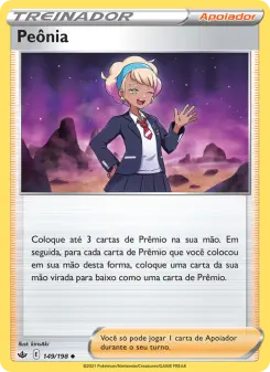 Peônia – Carta Pokémon TCG