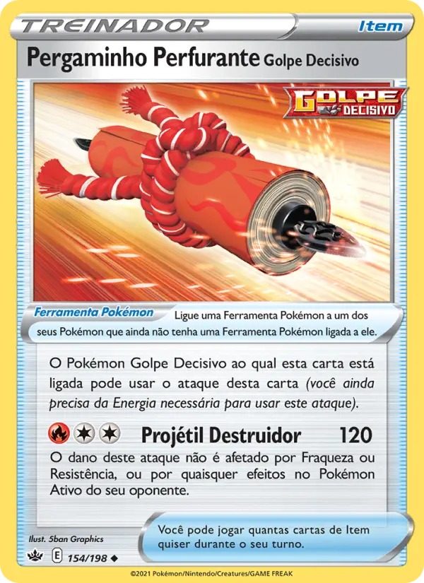 Pergaminho Perfurante Golpe Decisivo – Pokémon TCG