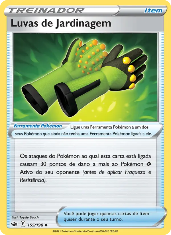 Luvas de Jardinagem – Pokémon TCG