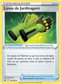 Luvas de Jardinagem – Carta Pokémon TCG