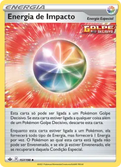 Energia de Impacto – Carta Pokémon TCG