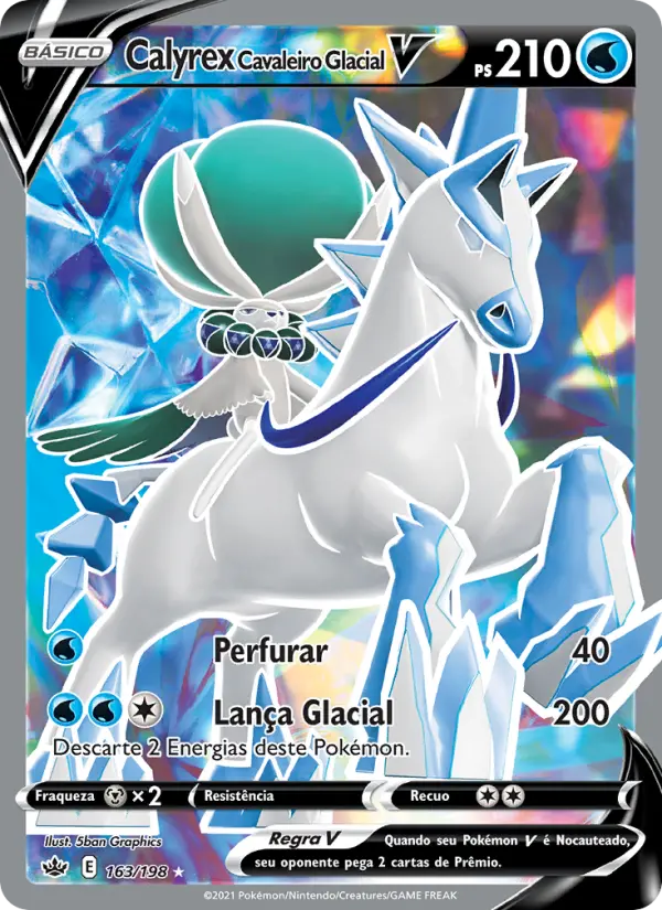 Calyrex Cavaleiro Glacial V – Pokémon TCG