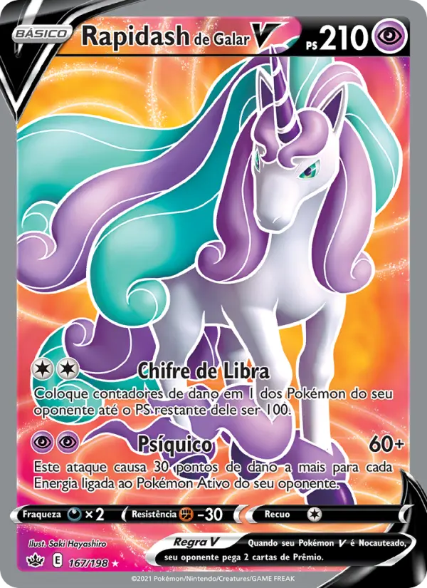 Rapidash de Galar V – Pokémon TCG