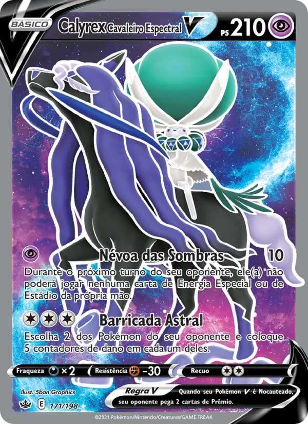 Calyrex Cavaleiro Espectral V – Pokémon TCG