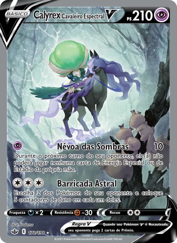 Calyrex Cavaleiro Espectral V – Pokémon TCG