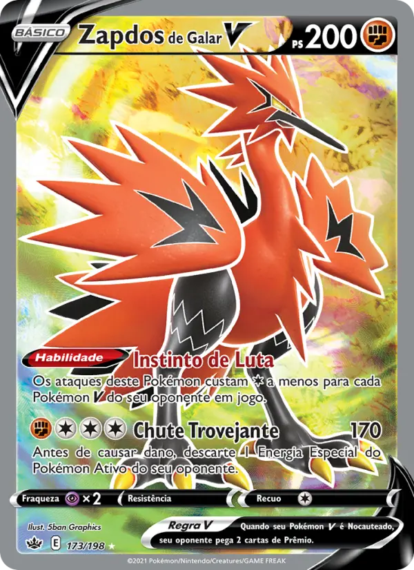 Zapdos de Galar V – Pokémon TCG