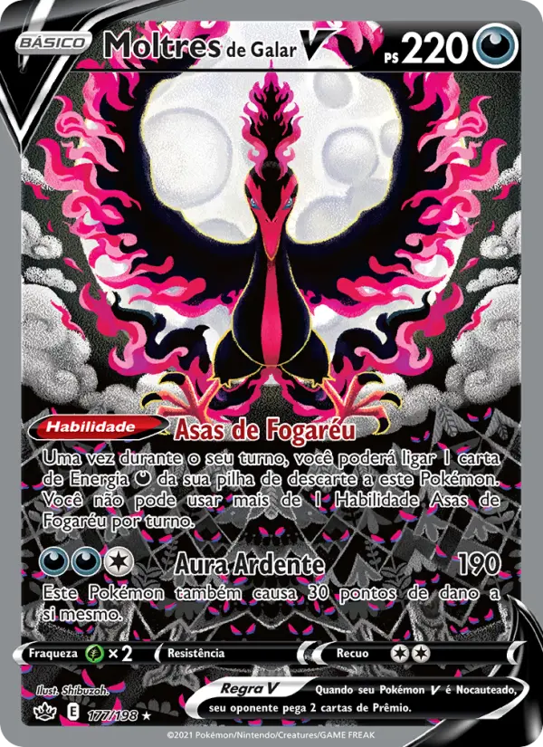 Moltres de Galar V – Pokémon TCG