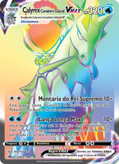 Calyrex Cavaleiro Glacial VMAX – Carta Pokémon TCG