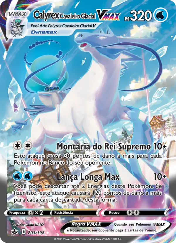 Calyrex Cavaleiro Glacial VMAX – Pokémon TCG