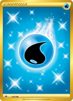 Energia de Água – Carta Pokémon TCG