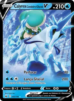 Calyrex Cavaleiro Glacial V – Carta Pokémon TCG