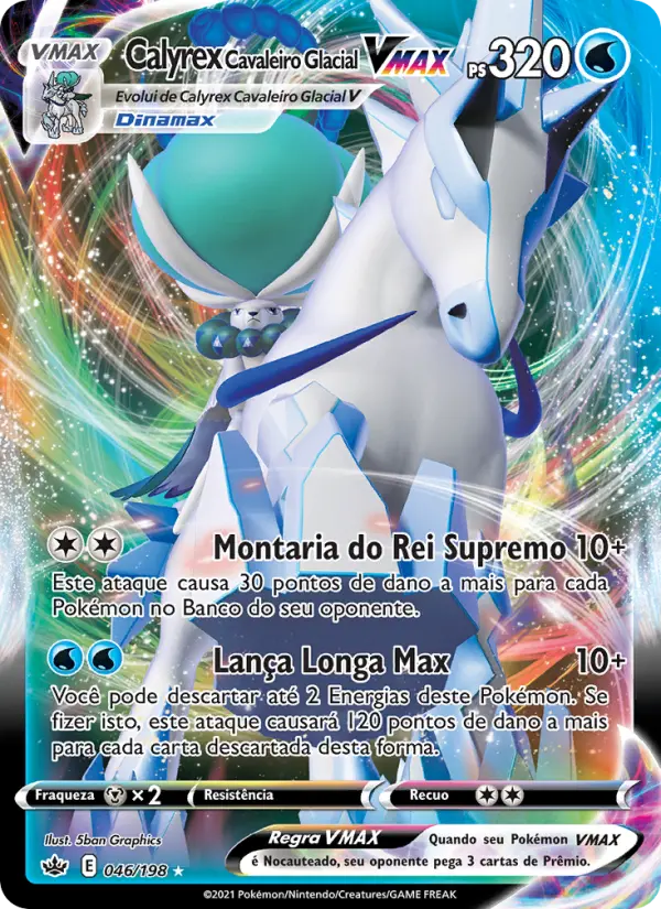 Calyrex Cavaleiro Glacial VMAX – Pokémon TCG