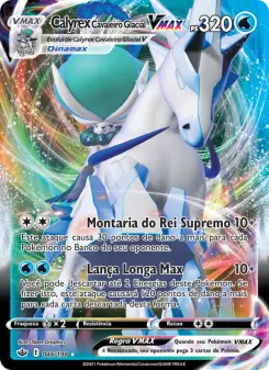 Calyrex Cavaleiro Glacial VMAX – Carta Pokémon TCG