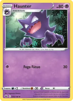 Haunter – Carta Pokémon TCG