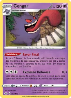 Gengar – Carta Pokémon TCG