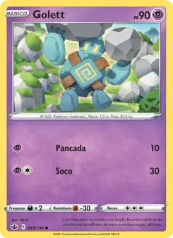 Golett – Carta Pokémon TCG