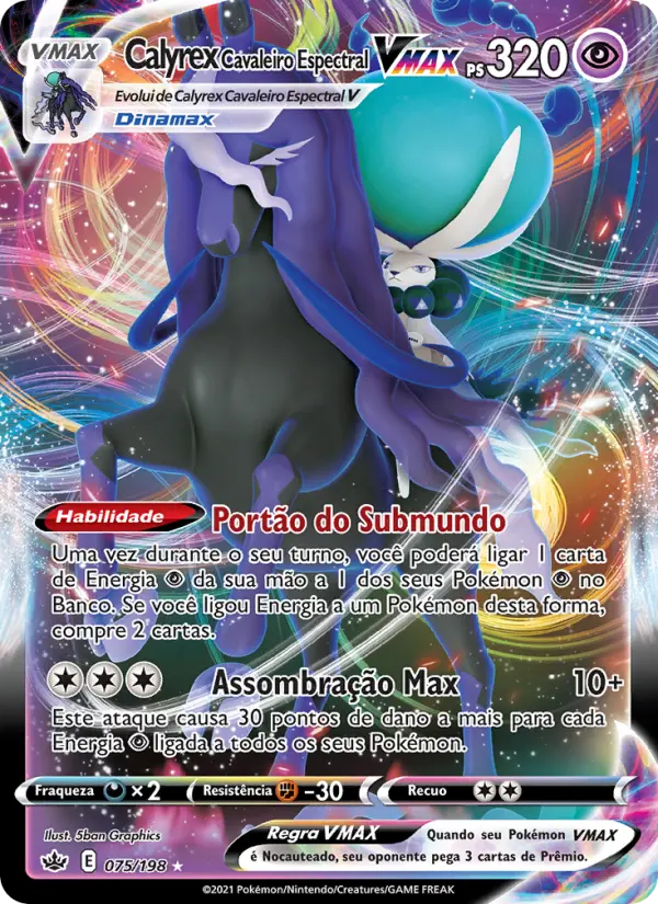 Calyrex Cavaleiro Espectral VMAX – Pokémon TCG