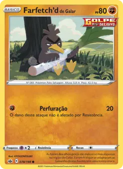Farfetch'd de Galar – Carta Pokémon TCG
