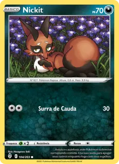 Nickit – Carta Pokémon TCG