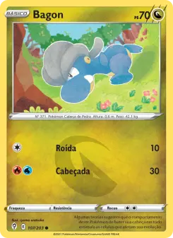 Bagon – Carta Pokémon TCG