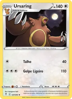 Ursaring – Carta Pokémon TCG