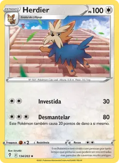Herdier – Carta Pokémon TCG
