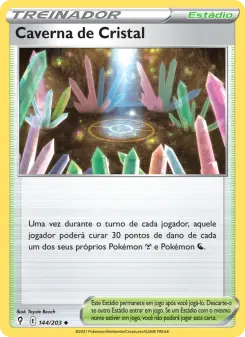 Caverna de Cristal – Carta Pokémon TCG