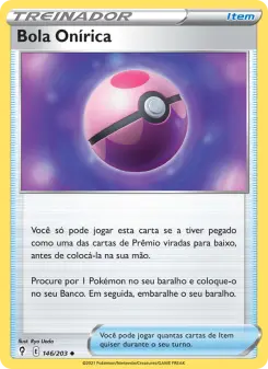 Bola Onírica – Carta Pokémon TCG