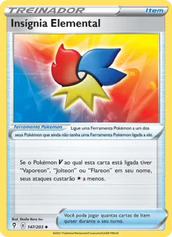 Insígnia Elemental – Carta Pokémon TCG