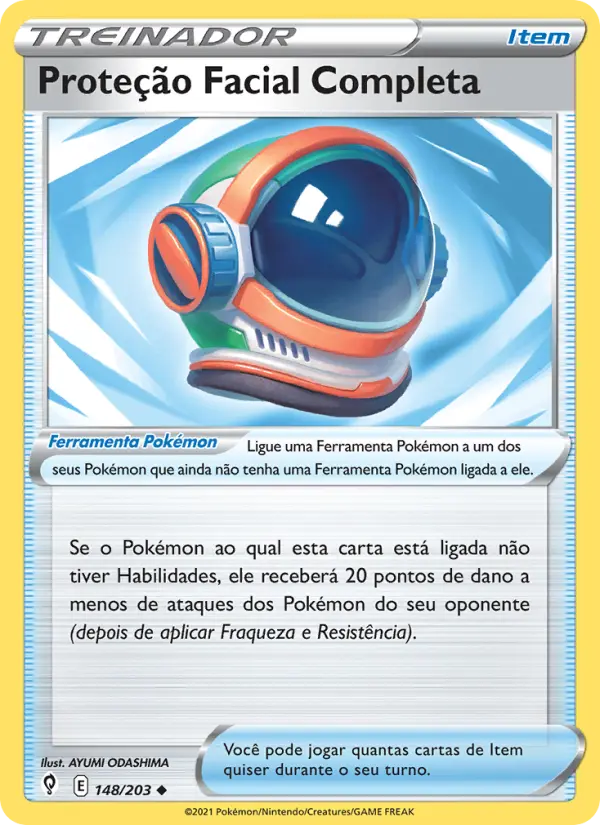 Proteção Facial Completa – Pokémon TCG