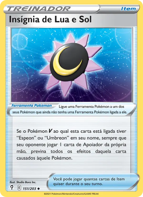 Insígnia de Lua e Sol – Pokémon TCG