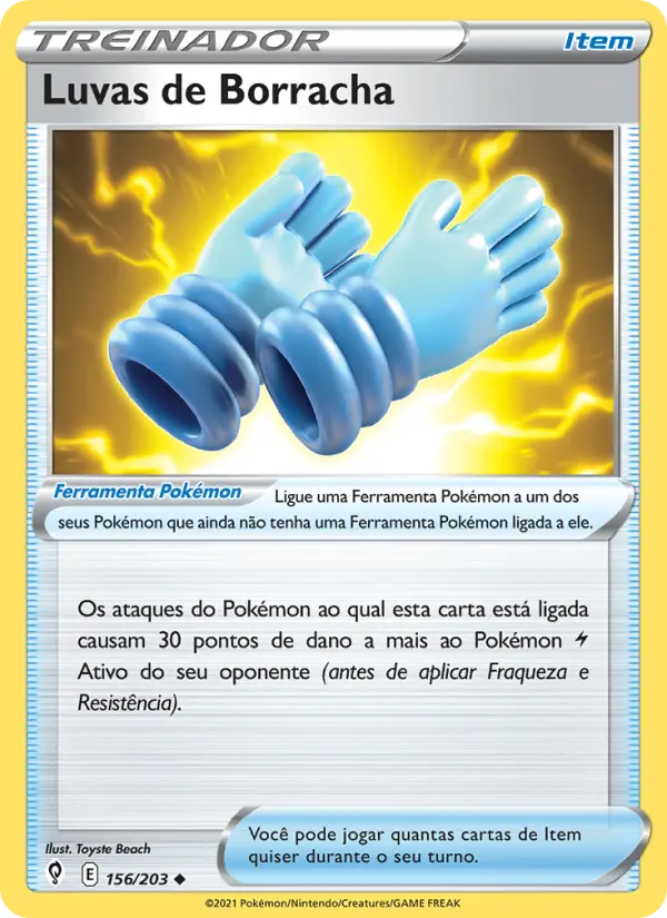 Luvas de Borracha – Pokémon TCG