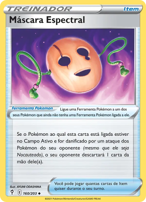 Máscara Espectral – Pokémon TCG