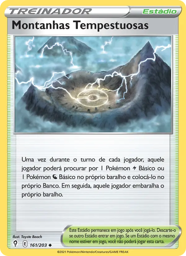 Montanhas Tempestuosas – Pokémon TCG