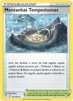 Montanhas Tempestuosas – Carta Pokémon TCG